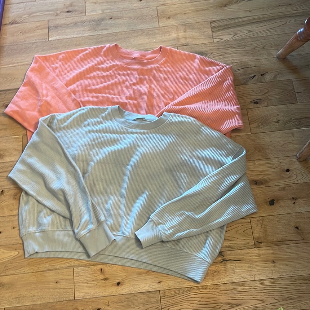 Aerie ribbed, cropped oversize